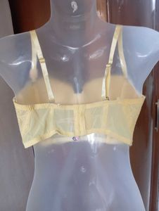 Yellow Lace Bra