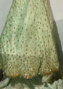 Elegant Green Party Dress