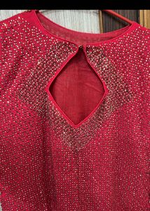 Amazing Suit With Diamond Work