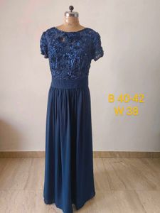 Navy Blue Gown
