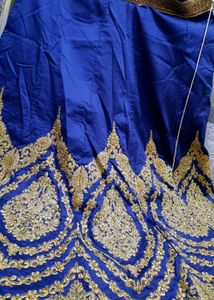 Mystic Navy Embroidery Choli For Women