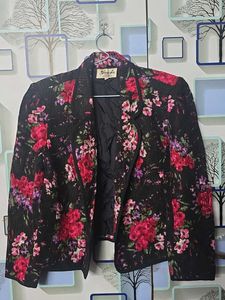 Floral Print Jacket for winter
