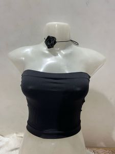 Rose Choker Tube Top ❤️😭