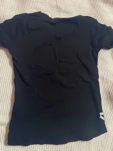 Boys Black Graphic Tee