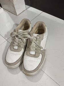 Hrx White And Beige Casual Shoes