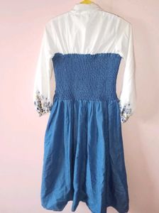 Floral Denim Dress