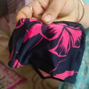 Floral Swimsuit Set With Matching Swimming Cap