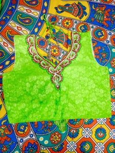 Heavy Green Lahanga Choli Set