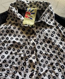 New Remanika Polka Dot Sleeveless Top – Size M