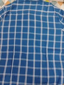 Men&#39;s Blue Checked Shirt