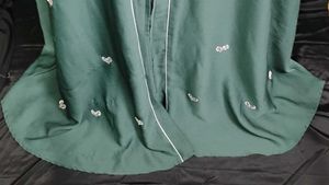 Elegant Green Embroidered Abaya