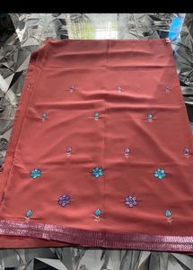 New Saree With Blouse Piece