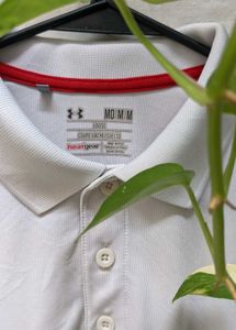 Under Armour White Polo Shirt