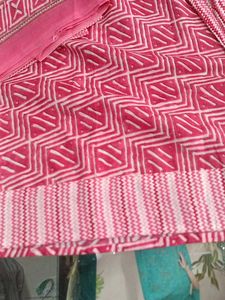 Pink Printed Kurta Set