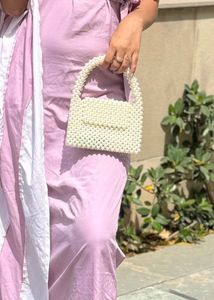 Pearl Beaded Clutch