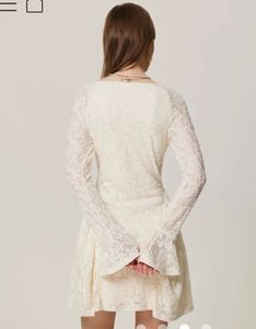 Savana Lace bell sleeves Mini Dress