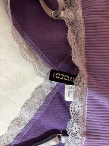 Ribbed H&amp;M camisole 💜🦄