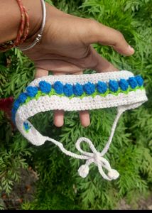 Crochet Tulip Hair Band 💙