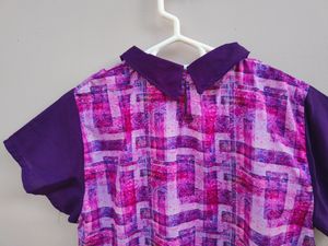 Purple &amp; Pink printed top