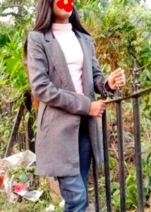Stylish Grey Coat For Women