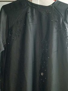 Elegant Black Ethnic Burqa