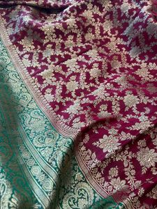 Pure Silk Handloom Jungla Banarasi