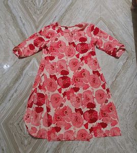 2 Pure Cotton Floral Print Kurta