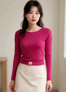 Pink Long Sleeve Top💘