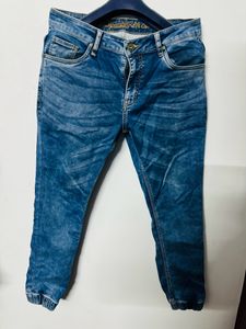 Blue Jogger Type Denim