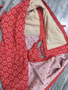 Red Patterned Bikini 🧡Bottom