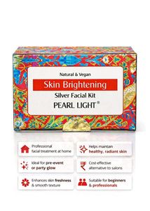 Skin brightening silver facial kit