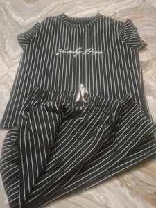 Striped Pajama Set