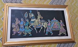 Royal Hand Painted Embossed Artwork