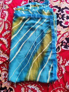 Lahariya Saree With Blouse