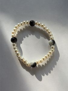 Pearl and Stone Beaded Bracelet