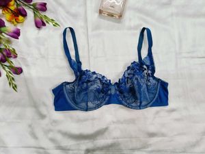 🇳🇿💫💗French Elegant Blue Net Bra
