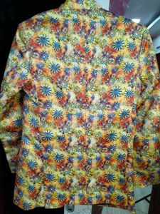 Floral Velvet Blazer