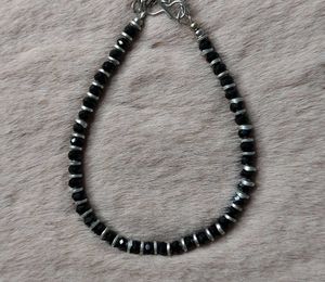 Black Beads Anklet
