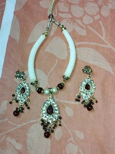 Necklace Set With Earrings