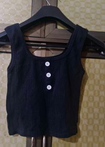 Cute Black Tank Top