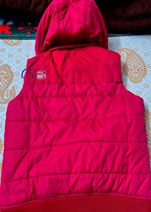 Woodland Red Padded Gillet (Half Sleeves)