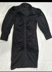 H&amp;M Type Black Shirt Dress