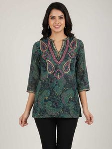 Embroidered Short Kurta