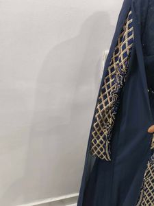 Navy Blue embellished Gown