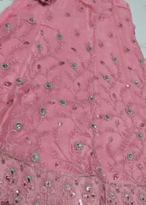 Pink Embroidered Lehenga Choli
