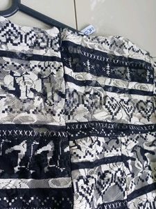 Patterned Mini Dress