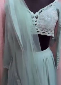 Mint Green Lehenga Choli