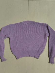 Lilac Knit Sweater