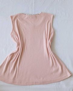 Pink Ribbed Tank Top 🩷🫶🏻