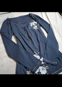 Y2K Floral Long Sleeve Top